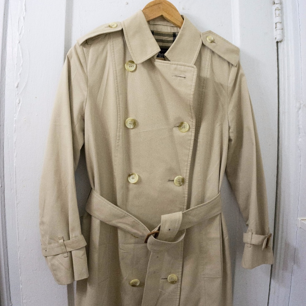 Burberrys Tan Trench Coat